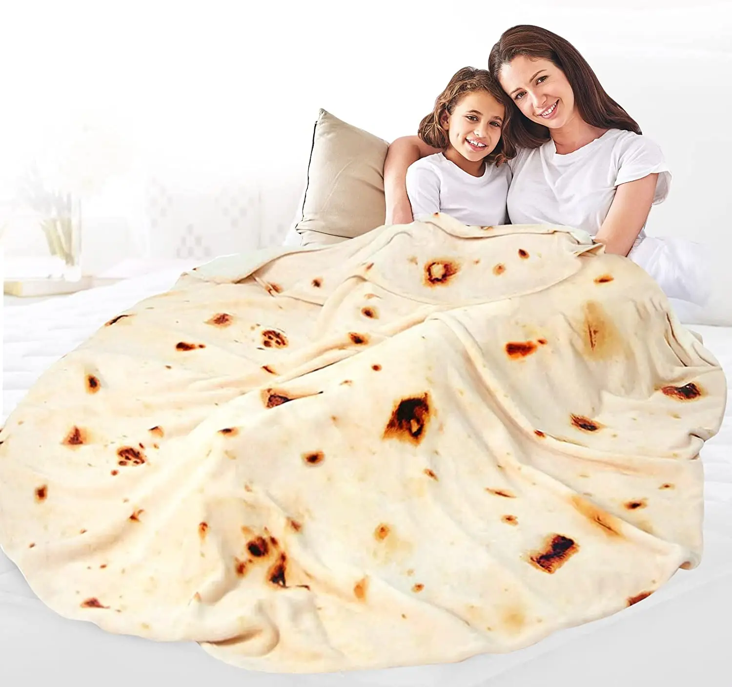 Tortilla Warmer Cloth - سوبر لينة الدافئة الفانيلا بوريتو البطانيات