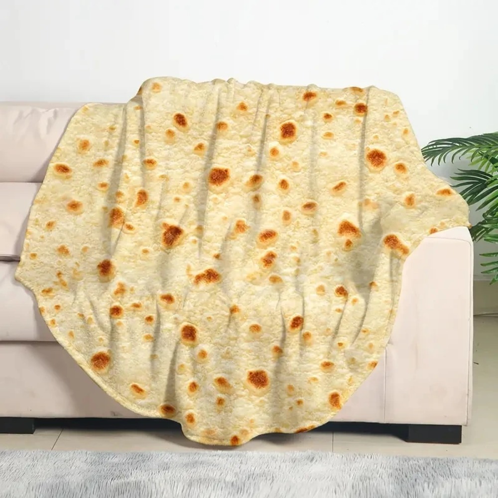 Tortilla Warmer Cloth - التورتيلا المطبوعة الفانيلا بطانية مربع 2D