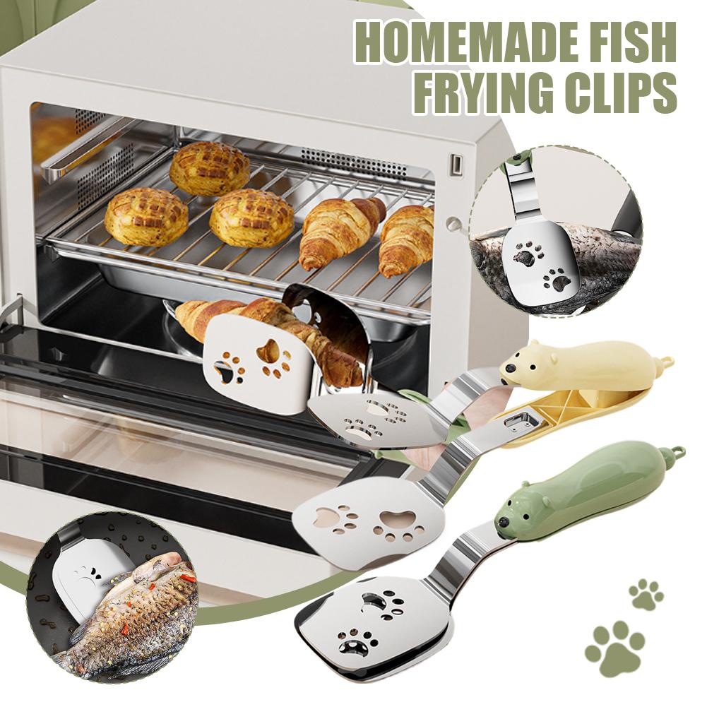 Home Cooking Utensils - 1/2 قطعة ملقط سمك الدب زعنفة
