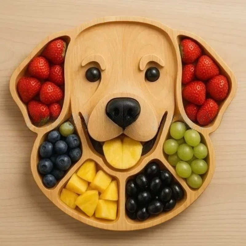 صينية طعام بتصميم صورة كلب للح - مراجعة Home Cooking Dog Food وسعره