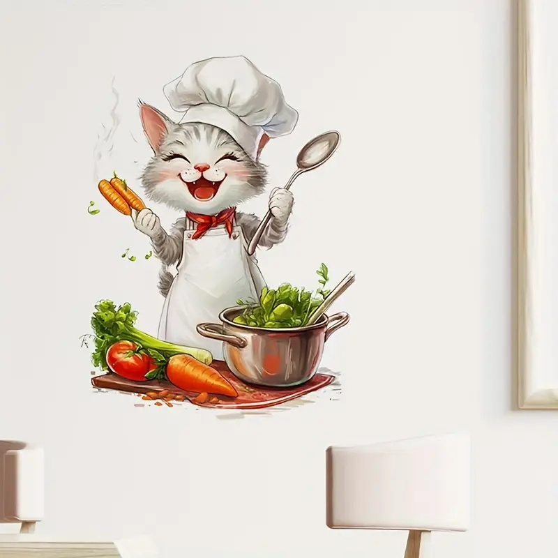 ملصقات الطبخ على شكل قطة كرتون - مراجعة Home Cooking For Cats وسعره