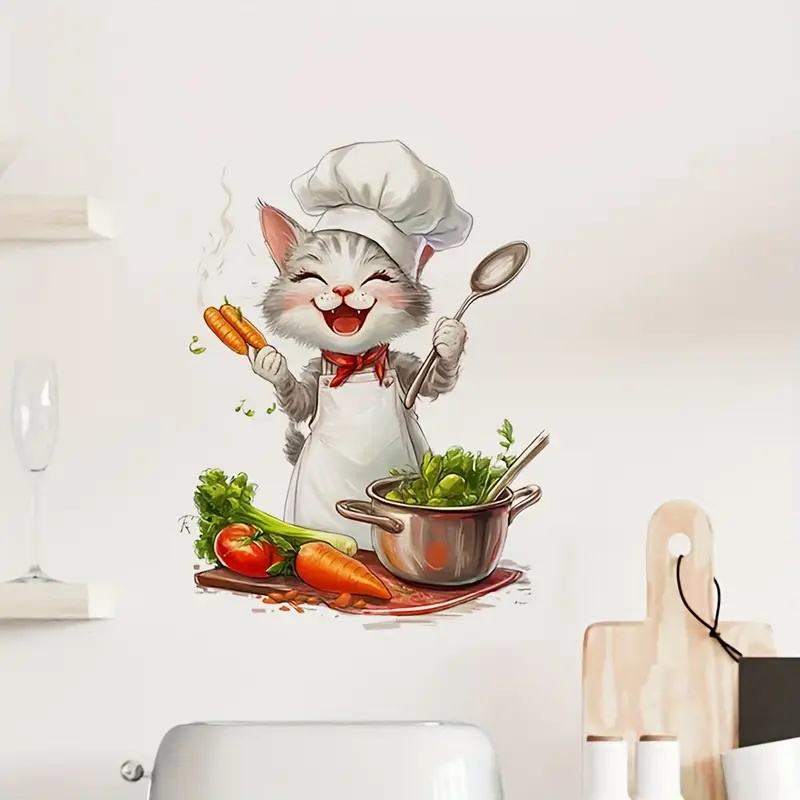 ملصقات الطبخ على شكل قطة كرتون - مراجعة Home Cooking For Cats وسعره