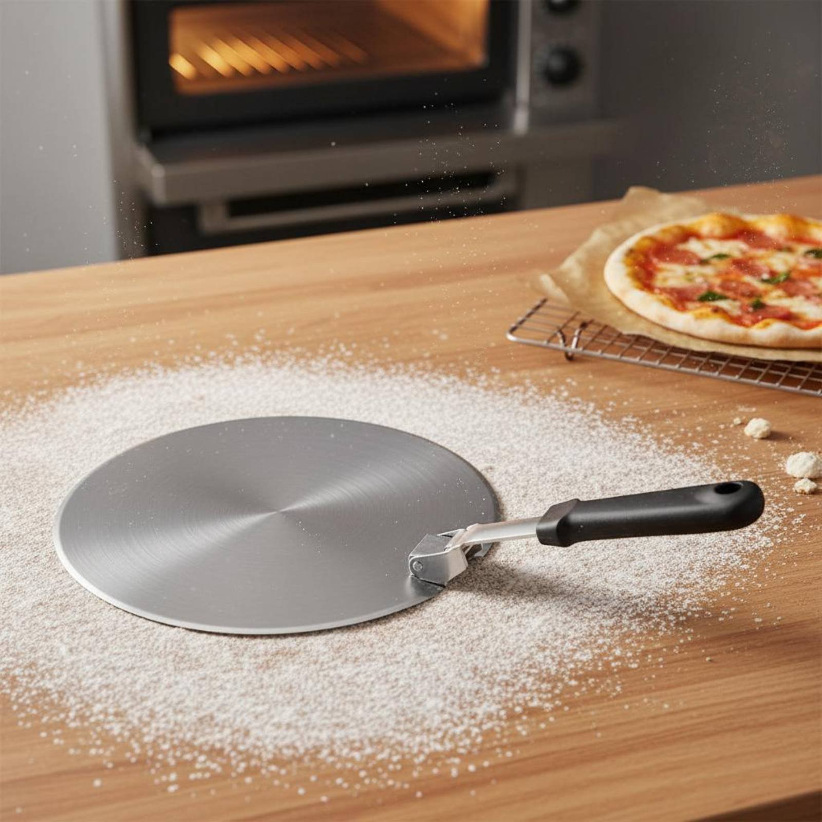 مجرفة بيتزا قابلة للطي سهلة ال - مراجعة Home Cooking Utensils وسعره