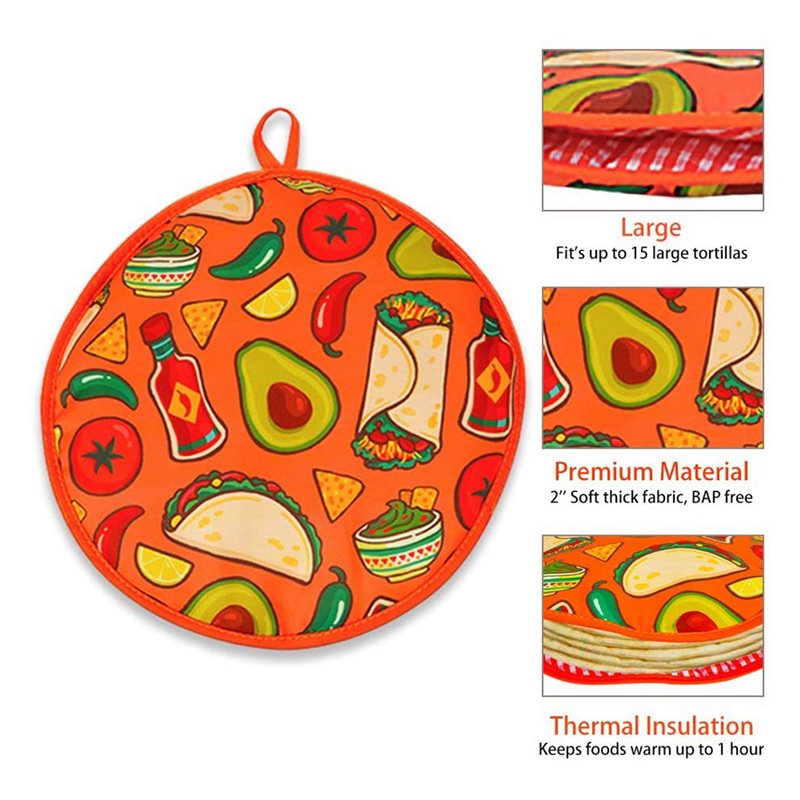حقيبة قماشية 12 بوصة من CQMF-4 - مراجعة Tortilla Warmer Cloth وسعره