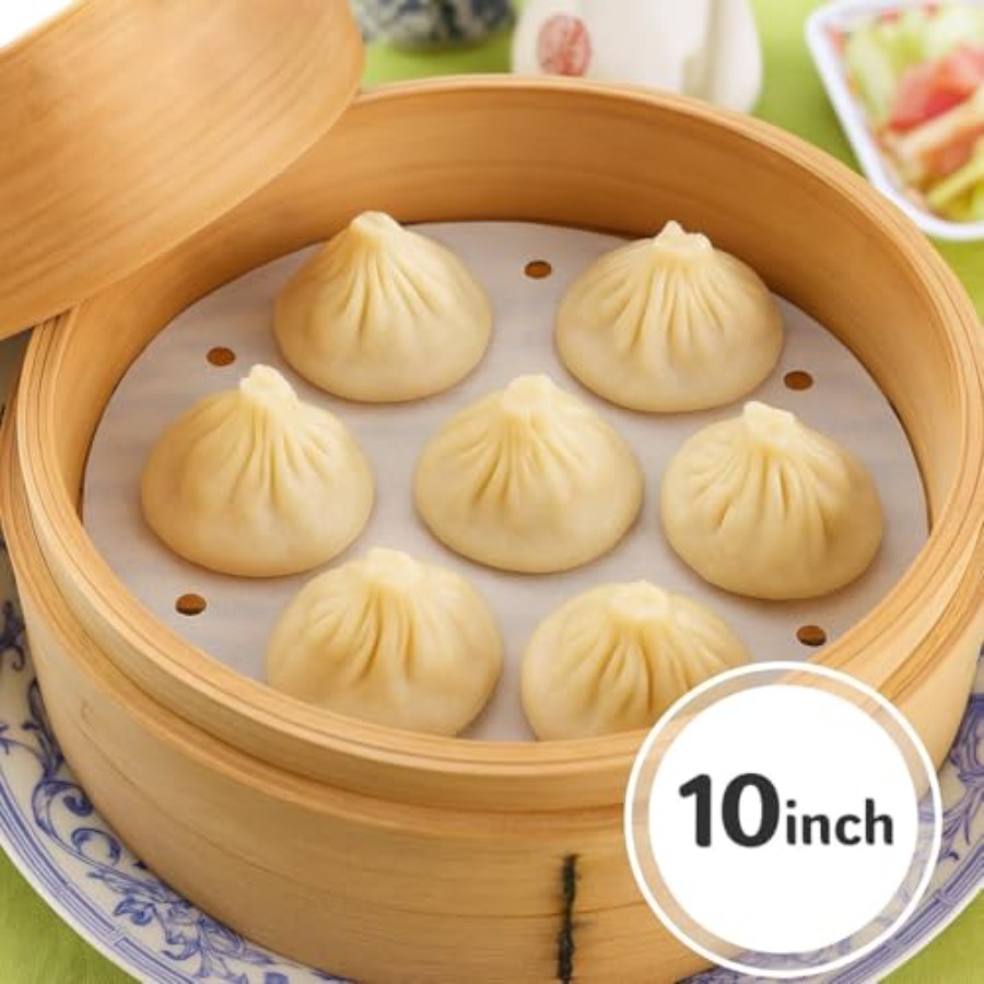 ورق خبز للقلاية الهوائية، مجمو - مراجعة Steamer Bamboo Set وسعره