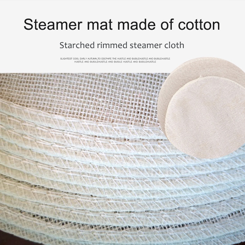5-28 قطعة بخار من القطن الخالص - مراجعة Steamer Bamboo Set وسعره