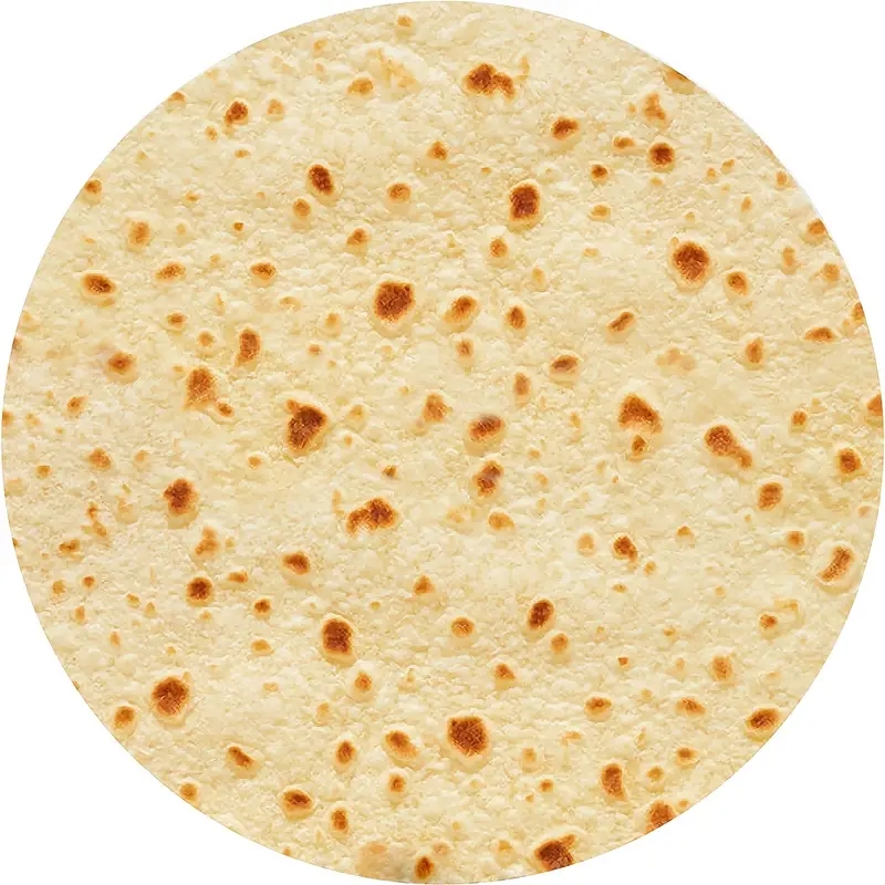 1 قطعة بطانية الفانيلا المطبوع - مراجعة Tortilla Warmer Cloth وسعره
