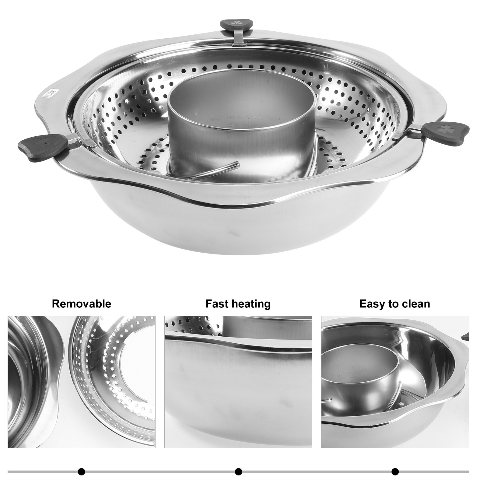 قدر طهي دوار من الفولاذ المقاو - مراجعة Home Cooking Utensils وسعره